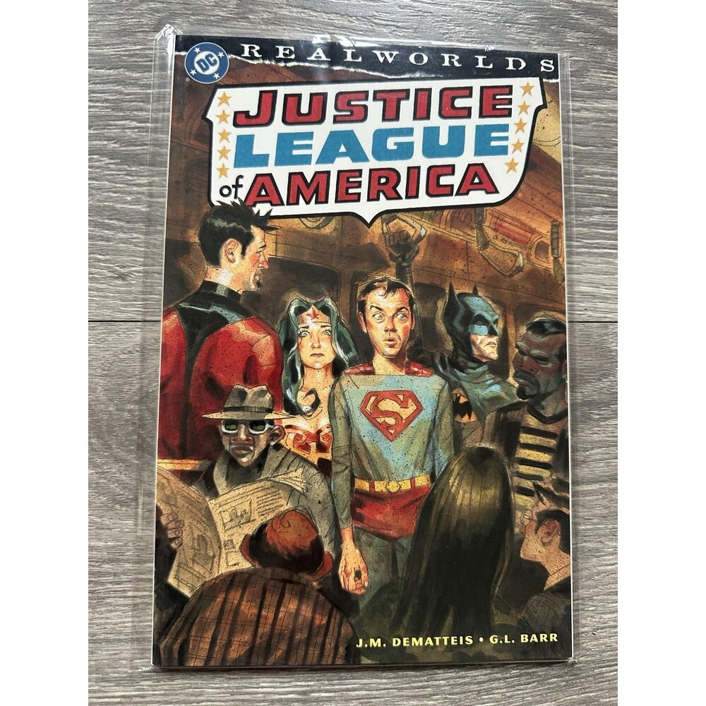 JUSTICE LEAGUE Of AMERICA J.M. DeMatteis G.L. Barr DC Comics PB REALWORLDS